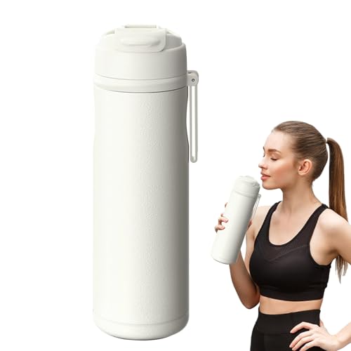 Yanzisura 600ml Magnetic Tea Infuser Bottle | Stylish Stainless Steel Mug for Cold Brew Coffee and Outdoor Adventures