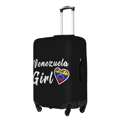 Travel Luggage Cover Venezuela Venezuelans Girl Heart Fashion Washable Baggage Suitcase Protector Fit For Luggage Medium2