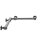 Jaclo G70-12-24-IC-SC - G70 12" x 24" Inside Corner Grab Bar