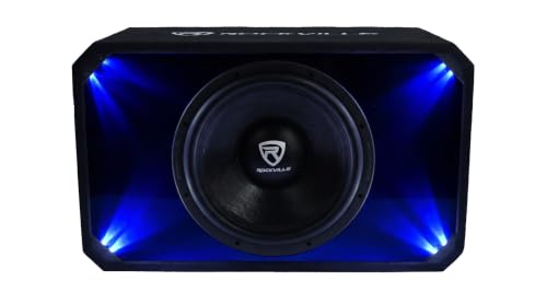 Image of Rockville SV15K6D1 15 inch Car Audio Subwoofer Plexi Enclosure Box, 1-Ohm