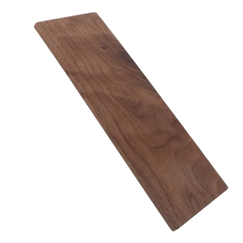 SOLUSTRE Walnut Wood Board Unfinished Hardwood Plank 30x10x1cm for DIY Crafts Woodworking Table Tops Window Sills Home Decor
