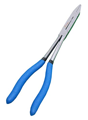 30,5 cm Doppelzange, 50Cr-V Präzisionswerkzeug, extra lange Reichweite, Verbundzange (flache Nase)