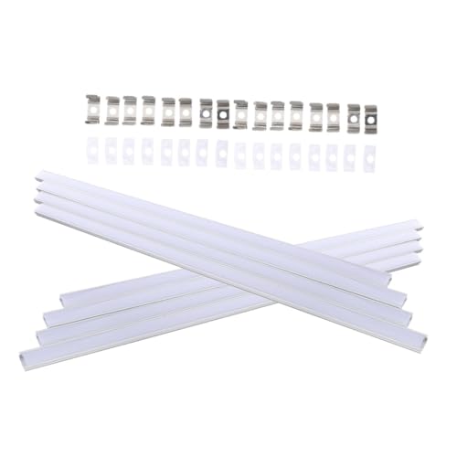 Profilé aluminium LED U pour éclairage maison et bureau moderne
