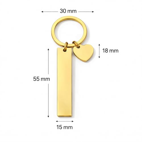 Image of Premium Customized Metal Keychain | Personalized Name Engraved Keychain for Car & House Keys | Stylish Stainless Steel Gift for Men & Women