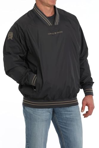 Cinch Men's Charcoal Wind Shirt Pullover