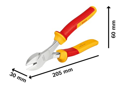 Vde Kraft seitenschneider Professional 200mm rotgelb - vue 6