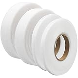 NATUCE 260M Cinta de Dobladillo, Cinta Dobladillo Plancha, Cinta Termoadhesiva Ropa, Cinta de Dobladillo de Planchar, Cinta Termoadhesiva para Cortinas Pantalones Vaqueros Cortinas y Telas (25mm+10mm)