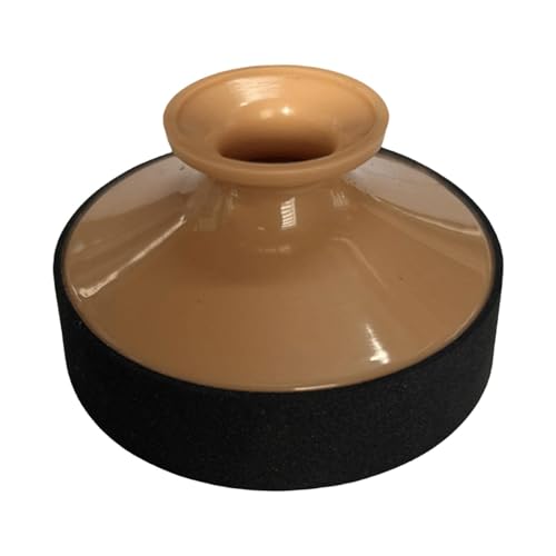 Luwecf アルトサックスミュートアクセサリー ポータブル 軽量 ノイズ除去 取り付け簡単 楽器練習用 大人 プロ仕様, カーキ