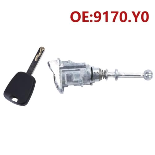 Cilindro de bloqueo de encendido para Peugeot 407 de alta precisión y juego de llaves 9170.Y0 2