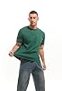 RONOMO Men's Solid Color Comfortable T-Shirt(JS Green S) #4