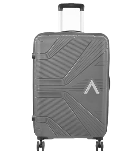 Image of VIP Aristocrat Trolley Bag Set, 55 /65 /75 cm, Hardside PP Shell, Dual Wheels, Multi-Stage System, 3-Year Warranty (Navy Blue, Set of 3) (Silver, Set of 3)