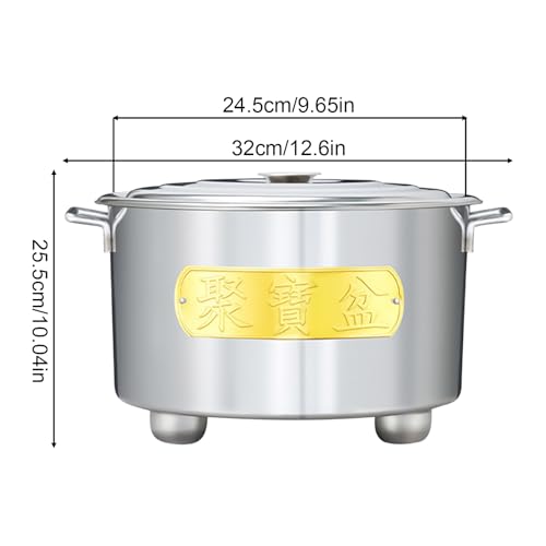 Barril de fuego y cubo de metal para exterior para quemar basura en huertos 6