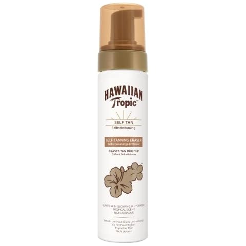 Borrador para auto bronceador de Hawaiian Tropic para Facial y Corporal Cover