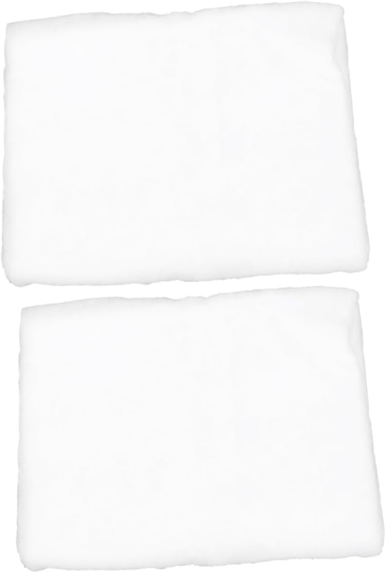 jojofuny 2pcs Christmas Snow Blanket 1.5x1m Thick White Faux Snow Carpet for Indoor Winter Decor Artificial Flake for Christmas Village and Holiday Scenes