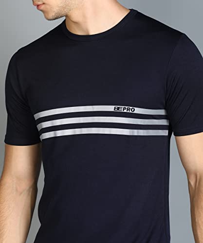 Image of Mens Round Neck T-Shirt for Workout and Running