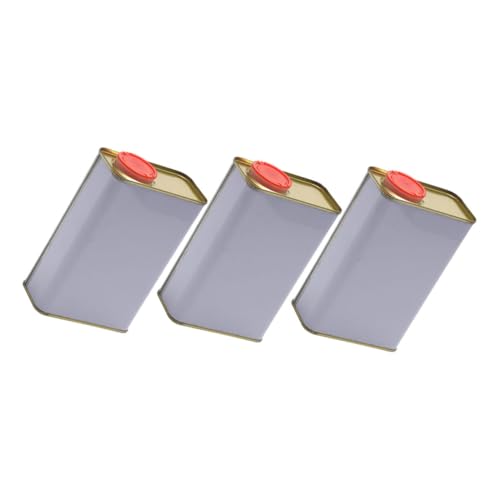 Homoyoyo 3pièces Pots De Peinture Vides Pot De Peinture pour Stockage Seau De Scellé avec Couvercle Fournitures De Peintre