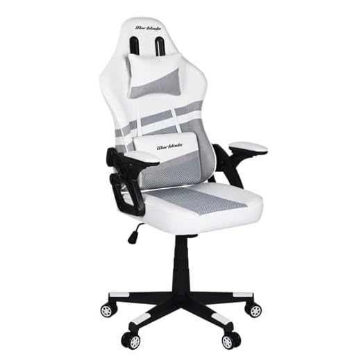 T-LOVENDO.ES - Silla Gamer Gaming Profesional, Ergonómica, de Tela Transpirable y Antimanchas, Reposabrazos Abatibles. para Adultos. Altura Regulable, Giratoria.