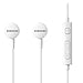 Samsung HS130 Wired Stereo Earbud 3.5mm universal headset with In-Line Multi-Function Answer/Call Button (White)
