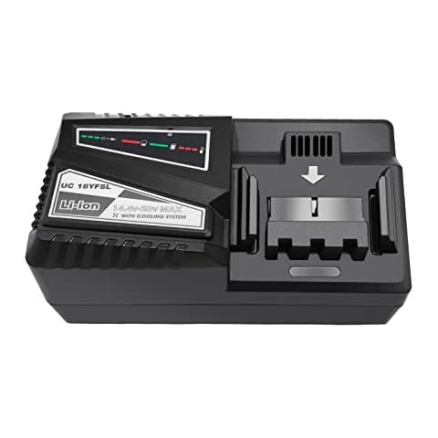 UC18YSFL Li-ion Battery Charger for Hitachi Electrical Drill 14.4V-18V Li-ion Battery BSL1415 BSL1420 BSL1425 BSL1430 BSL1440 BSL1450 BSL1815 BSL1820 BSL1825 BSL1830 BSL1840 BSL1850 BSL1860 BSL1425 Cover