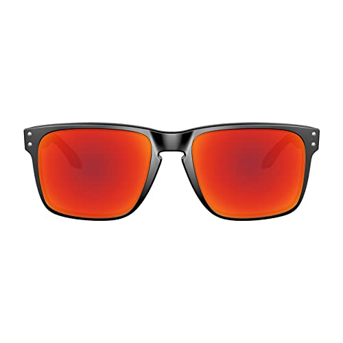 Image of Well-aimed Replacement Lenses Compatible with Oakley Holbrook XL OO9417 Sunglasses - Red Iridium Polarized