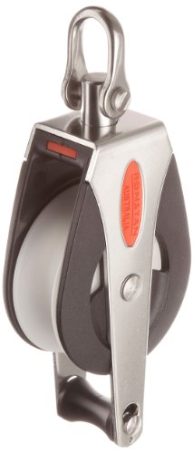 RONSTAN RF51110 Series 50 AP Block Universal Head Single Pulley Becket, 3310 Lbs Load Capacity, 2