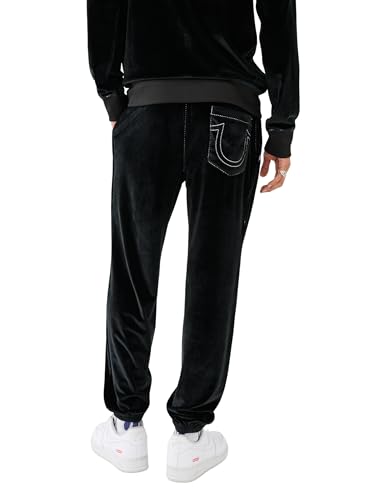 True Religion Men's Velour Big T Jogger4