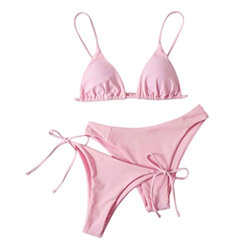 Maillot de bain plage sans complexe grâce au bikini trois pièces taille haute M