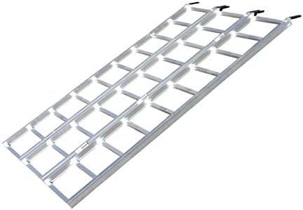 Yutrax 78-inch Tri-Fold XL Aluminum Truck, UTV/ATV Loading Ramps ...