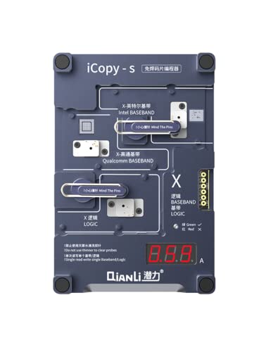 Tester la carte mère iPhone XS Max avec le gabarit Mobile TM iCopy-S Qianli double face