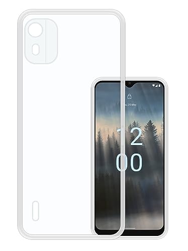 Image of COVERBLACK Case Rubber Silicone Back Cover for Nokia C12 Pro - Transparent