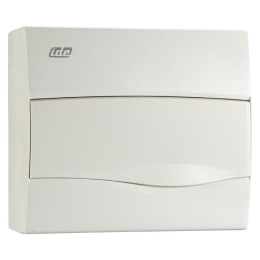Unitec 47106 AP - Caja de distribución (IP 40, 1 fila, 12 módulos), color gris
