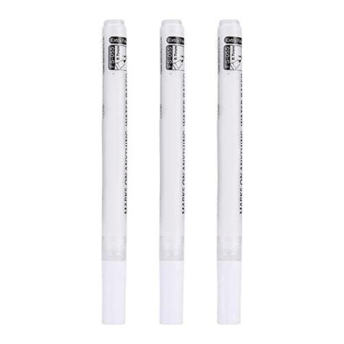 a aternee 3本ゴルフクラブペンアクリルペインターポータブル多色描画ペン防水ゴルフボールライナーマーカーペンマーカーペン練習初心者用, 白い