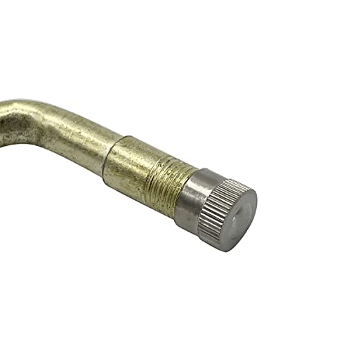 Image of 2PC Universal 135 Degree Tire Valve Extension Adapter Brass Air Tyre Extension