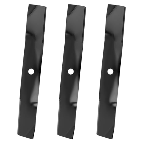 luxlead UC22010 Mower Blade for 54 Deck Compatible with J OHN Deere 1023E 1025R 1026R 2025R Z540M GX325 GX335 LX280 X320 X340 Z425 Z435 Z445 Z525E Replaces M152726 M143520 3 Pack