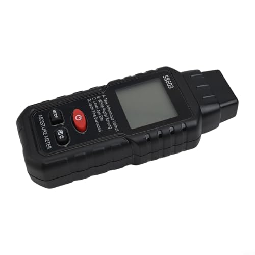 Probador digital de humedad de madera multimodo con pantalla LCD grande y retención de valor de lectura, rango de medición preciso 0 99 9%, adecuado para aplicaciones de madera, ladrillo y carpintería