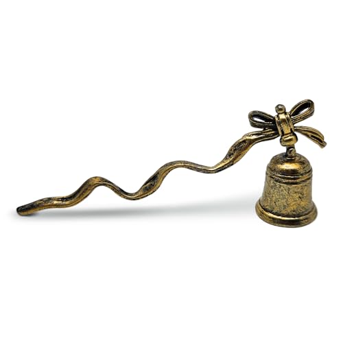 ZOOYOO Candle Snuffer,Vintage Candle Extinguisher Snuffers with Long Handle,Unique Candle Tool for Putting Out Extinguishing Candle Wick Flame Safely