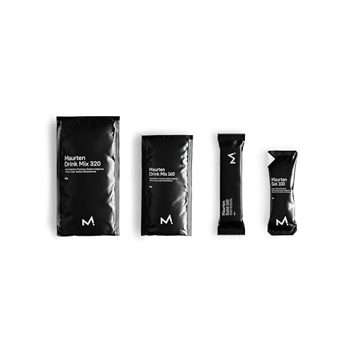 Maurten Test Collection - Ideal for Triathlon & Long-Distance Running - High-Quality Energy Supply - 2X Drink Mix 2X Energy Gel & 1x Energy Bar - Optimal Training Support & Performance Boost