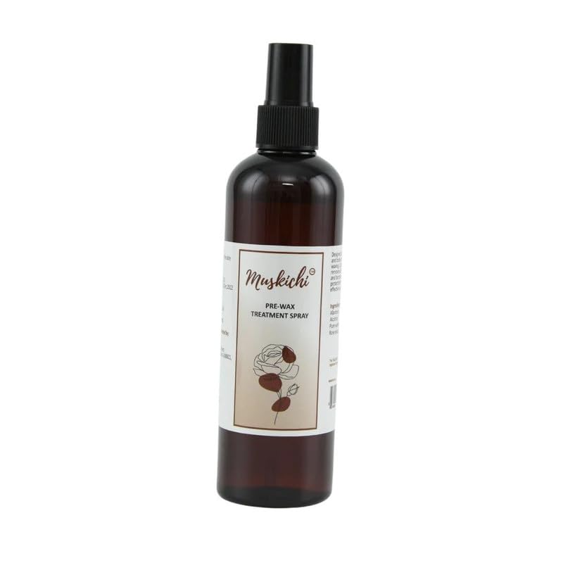 Pre Wax Lotion for All Skin Types with Tea Tree Oil & Rose Extracts | Waxing Hair Cleaning with Naural Extracts & Vitamin E for Hydration & Softening- 200 ML