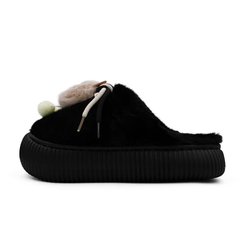 Image of VRITRAZ Women's Comfort Slip On Closed Toe Warm Winter with Cute Design print House Clog Indoor Slipper
