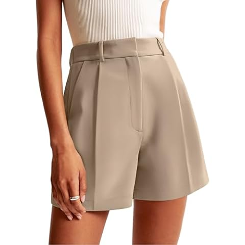 NIMIN Women's High Waisted Tailored Shorts thumbnail
