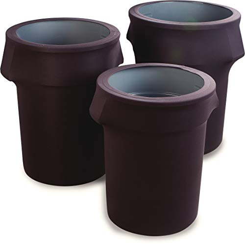 Image of CFS EMB5026WC35014 Embrace Waste Container Cover, Polyester, black