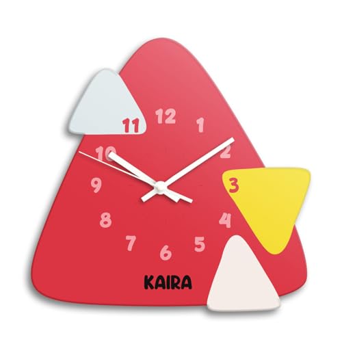 Image of Zooboo Personalized Wall Clock - Christmas & New Year | Custom Name Acrylic Silent Quartz | Sleek Modern Holiday Decor | Perfect Festive Gifts & Return Gifts, 30x30cm
