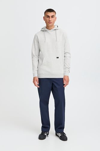 Pull à capuche pour homme !Solid SDAUJUDA en coton coupe droite ajustée - 3