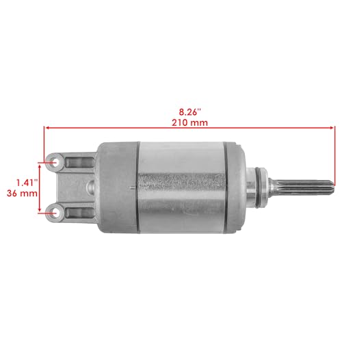 Caltric Starter Motor Compatible con Suzuki King Quad 750 LTA750X 4x4 2009-2023 19488 miniatura 2