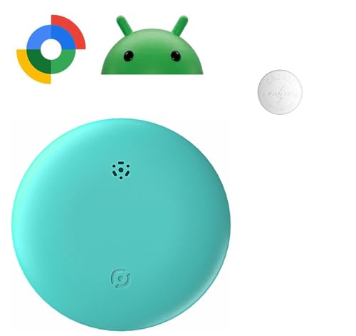 Paquete de 2 rastreadores Android, rastreador inteligente (2025), funciona con la aplicación Find Hub/Find My Device de Google (solo Android), localizador de etiquetas para llaves, equipaje, mochila