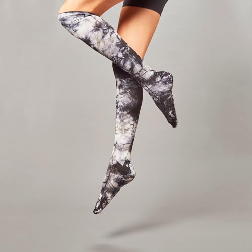 Image of Nurse Mates Women's Extra Wide Calf Socks | 12-14 mmHg Compression | Fits up to 24 inch Calf | Comfort Support