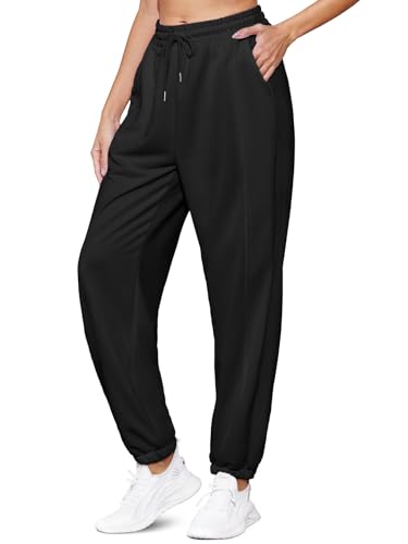 Women's High Waist Baggy Sweatpants Lounge Drawstring Workout Pants with Pockets Sweats for Women Running Joggers