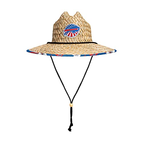 FOCO Buffalo Bills NFL Americana Straw Hat - Thumbnail 4
