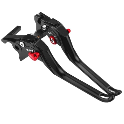 ZXCNAXFJZ for QJMOTOR SRK600 SRK800 QJ Motor SRK450 SRK550S SRK 600 800 Motocycle Adjustable Brake Clutch Levers Handle Lever Parts(Long-Red)