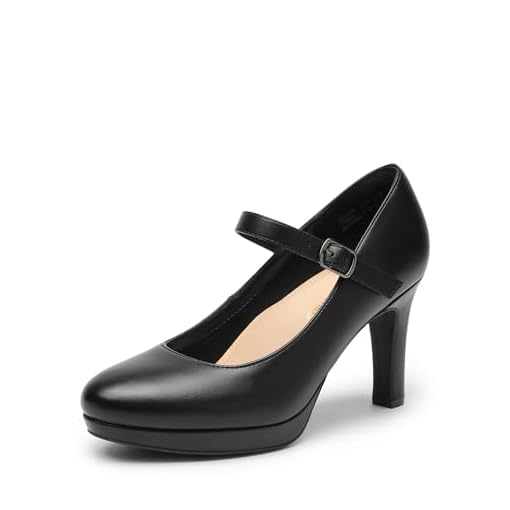 Women's Classic High Heels Mary Jane Shoes